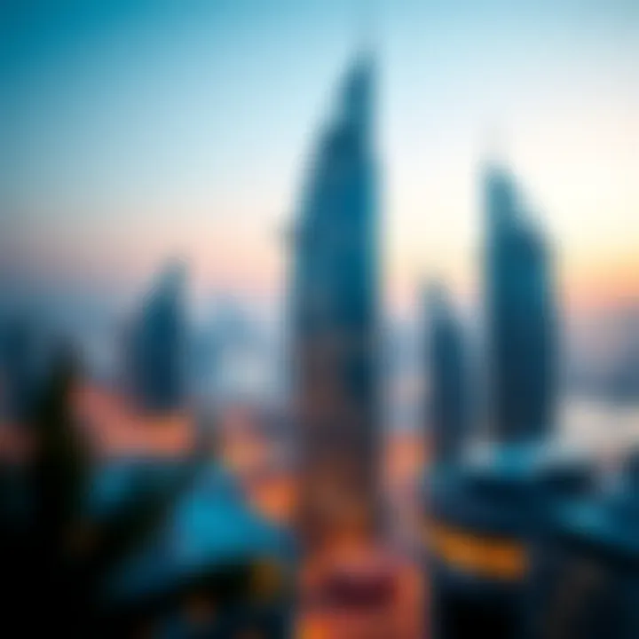 Stunning skyline view of Creek Horizon Tower 2