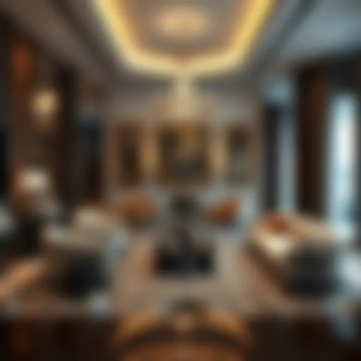 Luxury Interiors at Damac Bay 2 Opulent interior design reflecting luxury lifestyle in a Damac Bay 2 residence