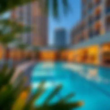 Amenities at Damac Maison de Ville Tenora including pool and fitness center