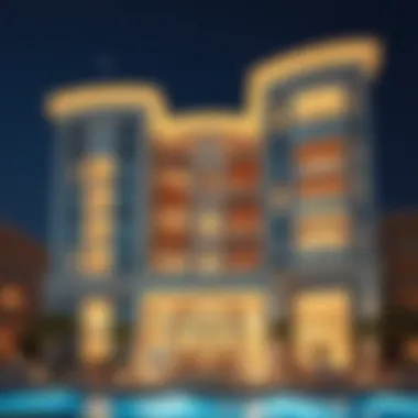 Luxurious exterior view of Dana Residence