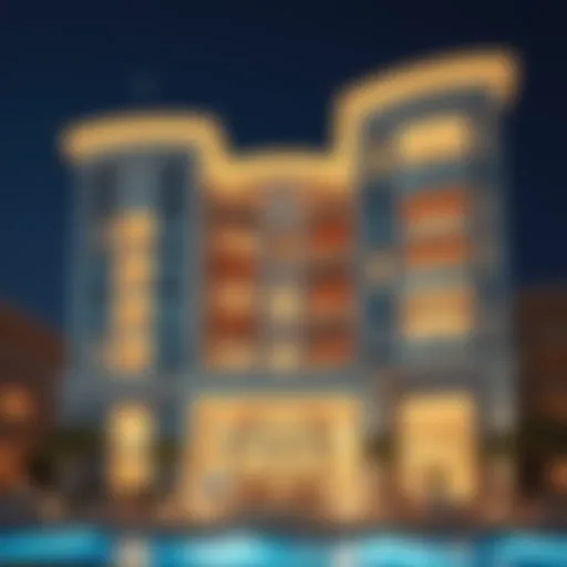 Luxurious exterior view of Dana Residence