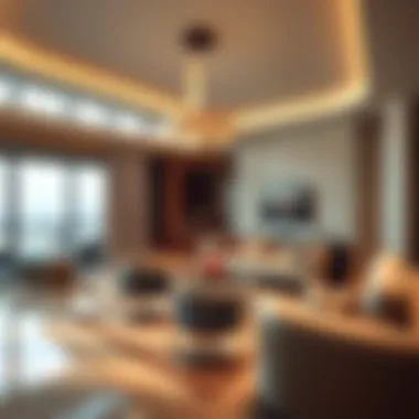 Luxurious interiors of a Danube property in Dubai