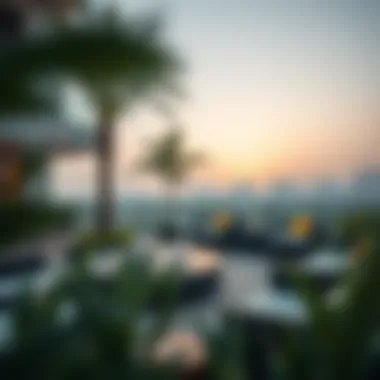 Tranquil outdoor area of a Danube property