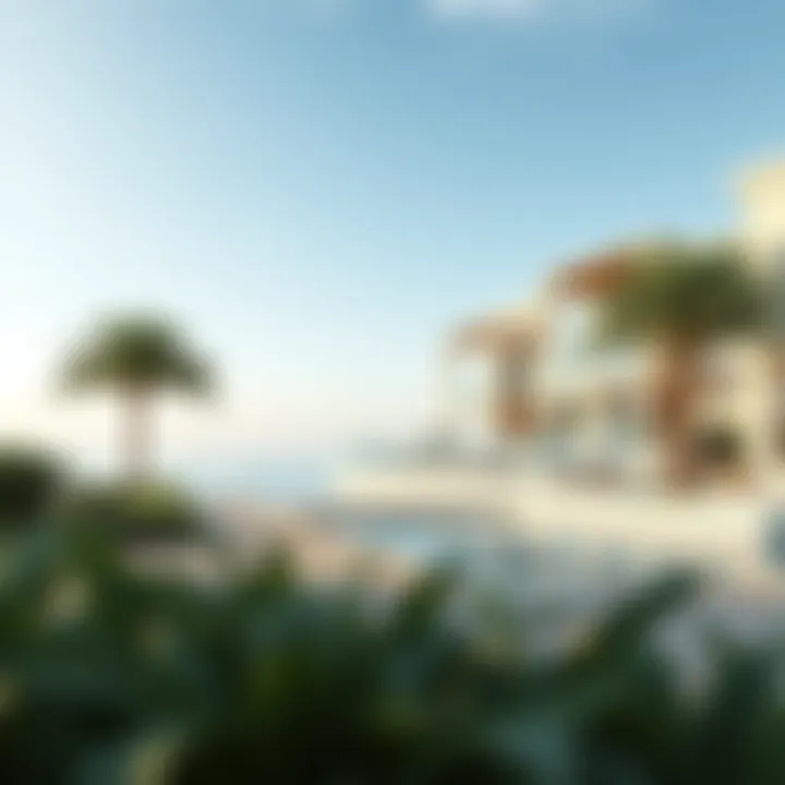 Luxurious beachfront villas offering stunning views of the sea