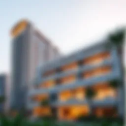 Stunning façade of Eden House showcasing modern architecture