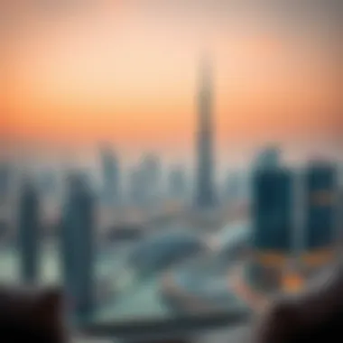 Dubai Skyline View from Edge Hotel Deira Stunning view of Dubai skyline from Edge Hotel Deira