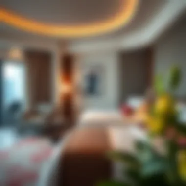 Comfort of Guest Rooms at Edge Hotel Deira Sophisticated guest room at Edge Hotel Deira highlighting comfort