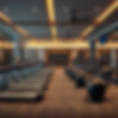 Fitness Excellence at Emaar Grande Modern fitness center amenities in Emaar Grande