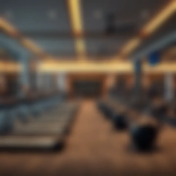 Fitness Excellence at Emaar Grande Modern fitness center amenities in Emaar Grande