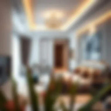 Luxurious One-Bedroom Apartment Interior Luxurious one-bedroom apartment interior in Dubai