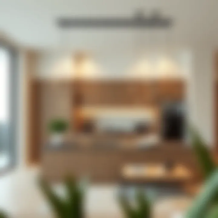 Modern Kitchen Design in Dubai Rental Modern kitchen design in a Dubai rental