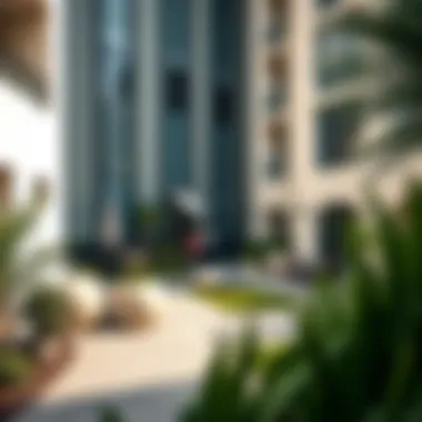 Beautifully landscaped communal area at Adagio, designed for relaxation and socializing