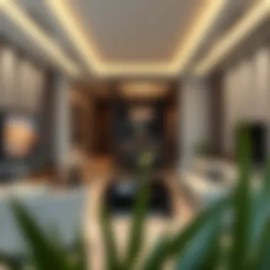 Luxurious interior of a modern apartment within Adagio, featuring high-end furnishings