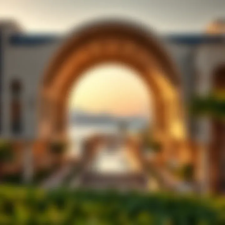 Architectural layout of Address Creek Harbour emphasizing unique structural features