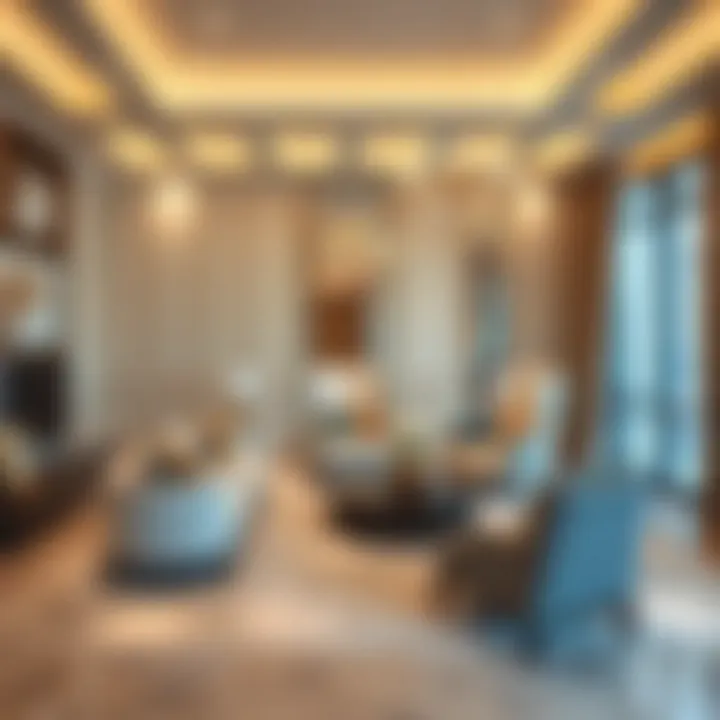 Luxurious interior of a high-end apartment in Al Barsha