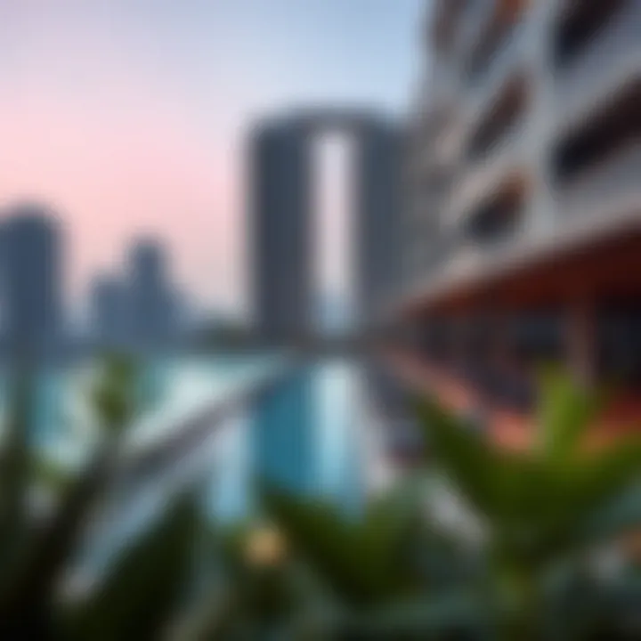 Amenities available at Al Barsha Twin Towers including pool and gym