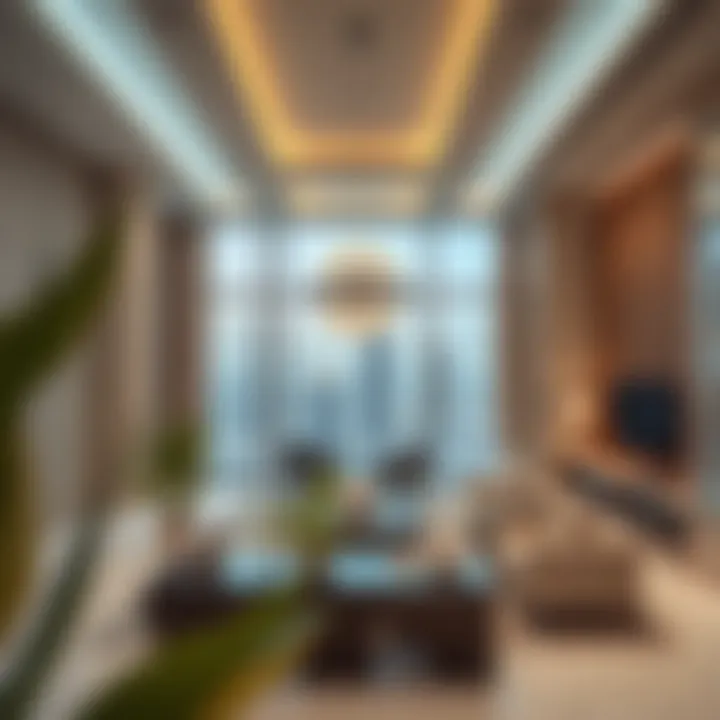 Luxurious interior of a residential unit in Al Barsha Twin Towers