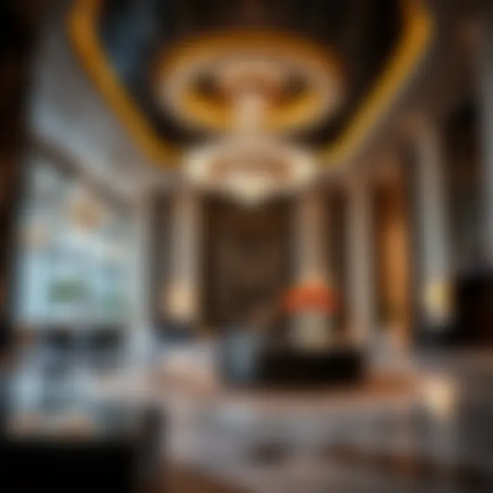 Elegance in the Lobby of Al Huda Tower 2 Luxurious lobby area of Al Huda Tower 2 highlighting its exquisite design