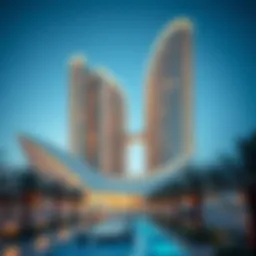 Stunning view of Al Huda Tower 2 showcasing its modern architecture