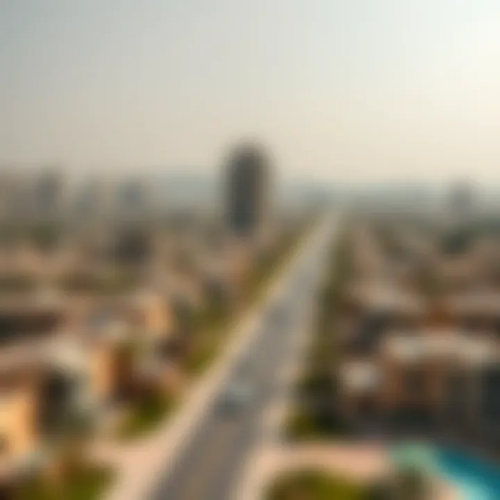 Surrounding Neighborhood of Al Huda Tower 2 Panoramic view of the surrounding neighborhood of Al Huda Tower 2