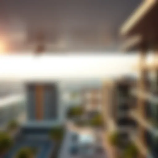 Aerial view of Al Khail Gate Phase 2 showcasing modern architecture