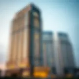 Stunning exterior view of Al Manara Tower showcasing its contemporary architecture