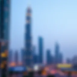 Spectacular skyline view of Al Mass Tower