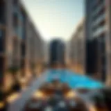 Sleek architectural design of Al Narah Apartments