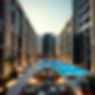 Sleek architectural design of Al Narah Apartments