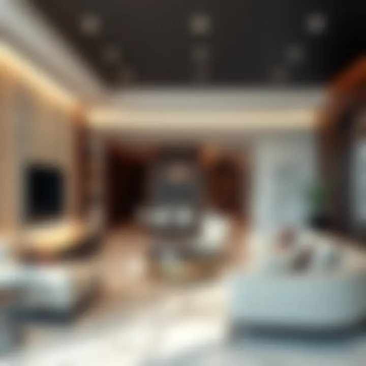 Luxurious living space interior at Al Narah