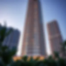 Stunning facade of Arc Tower B showcasing modern architecture