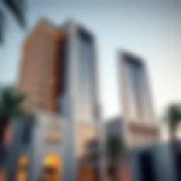 Stunning architectural facade of Al Waleed Building