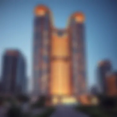 Stunning architectural view of Atria Tower