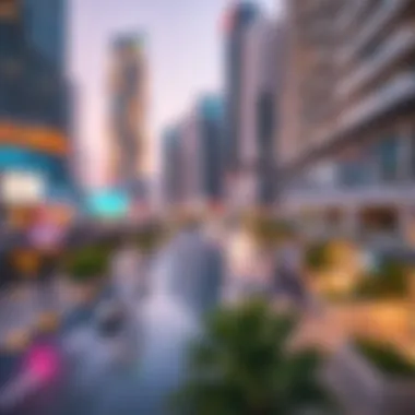 Vibrant surroundings of Business Bay