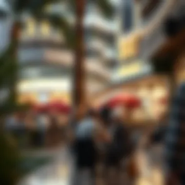 A bustling café scene in Bay Square that reflects the lively lifestyle and community spirit.