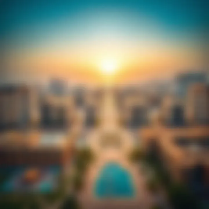 Aerial view of Dubai Silicon Oasis with Binghatti developments