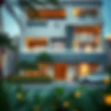 Luxurious Binghatti residential exterior with Mercedes Benz design elements