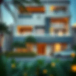 Luxurious Binghatti residential exterior with Mercedes Benz design elements