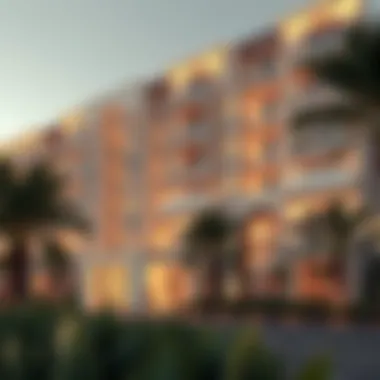 Architectural Marvel of Binghatti Stunning exterior view of Binghatti developments