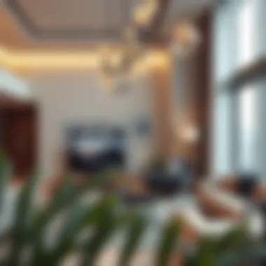 Modern apartment interiors in Bur Dubai