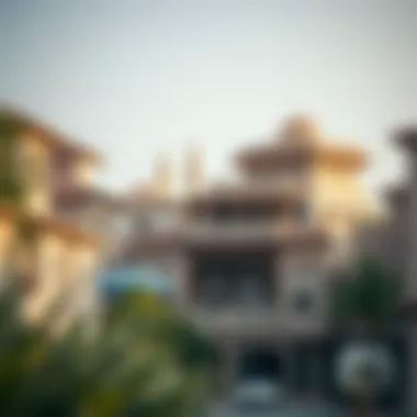 Scenic view of Bur Dubai showcasing traditional architecture