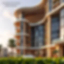 Stunning view of Choithram Sobha Hartland's architectural design