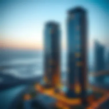 Panoramic View of Churchill Tower A panoramic view of Churchill Tower in Dubai