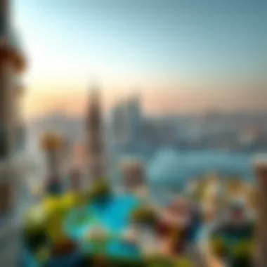 Breathtaking views from Damac Hills Rotana capturing the essence of Dubai's skyline