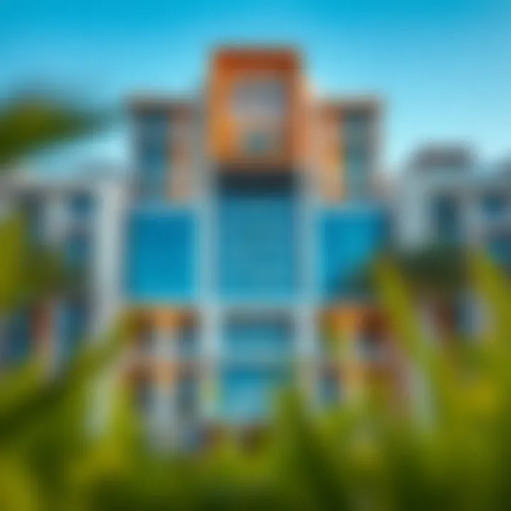 Stunning exterior view of Deyaar Amalia showcasing its modern architectural design