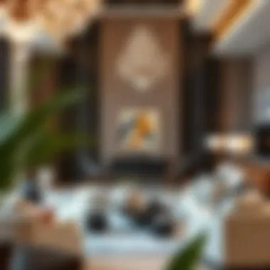 Elegant interior design featuring the sophisticated living spaces within Deyaar Amalia