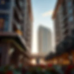 Stunning architectural view of Deyaar Elevé showcasing its modern design