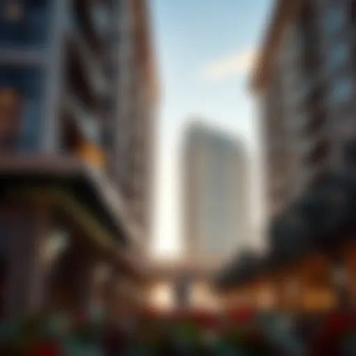 Stunning architectural view of Deyaar Elevé showcasing its modern design