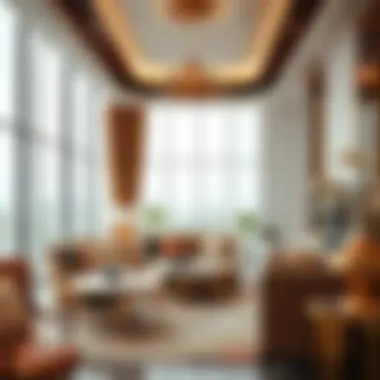 Elegant interior of a high-end property in Arjan reflecting opulence