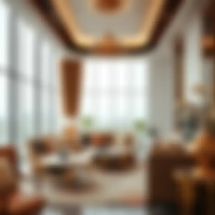 Elegant interior of a high-end property in Arjan reflecting opulence